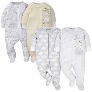 gerber boys39 sleep 4 pack play footie