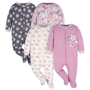 gerber boys39 sleep 4 pack play footie