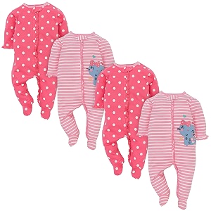 gerber boys39 sleep 4 pack play footie