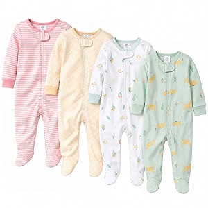 gerber boys39 sleep 4 pack play footie