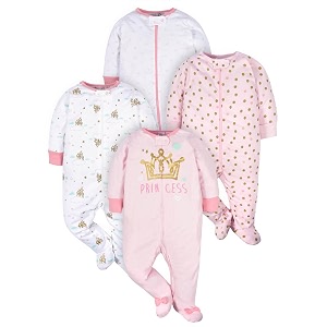 gerber boys39 sleep 4 pack play footie