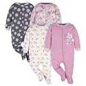 Gerber Boys' Sleep 4 Pack Play Footie