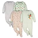 Gerber Boys' Sleep 4 Pack Play Footie