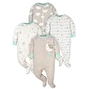 Gerber Boys' Sleep 4 Pack Play Footie