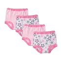 Gerber Little Girls' 4 Pack Training Pant