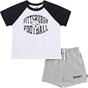 Gerber NFL unisex-baby Nfl Team T-shirt and Shorts Set