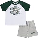 Gerber NFL unisex-baby Nfl Team T-shirt and Shorts Set
