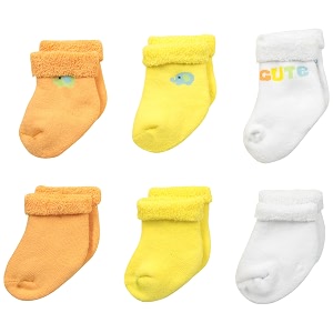 Gerber Unisex-Baby Newborn 6 Pack Cozy Designer