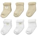 Gerber Unisex-Baby Newborn 6 Pack Cozy Designer