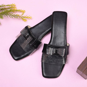 gerief women flats sandal black  7