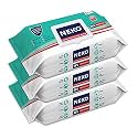Neko Germ Protection Wipes 80S Lid Pack | Disinfectant Wipes | Skin Friendly |Contains Bkc | Aloe Vera Enriched | Large Sized Wipes 200Mm X 200Mm | Pack Of 3