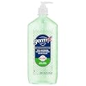 Germ-X Advanced Hand Sanitizer with Aloe and Vitamin E, Non-Drying Moisturizing Gel, Instant and No Rinse Formula, Pump Bottle, Back to School Supplies, 1 Liter, Pack of 4