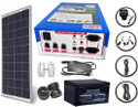 gernic AC DC Solar fencing 10KV Jhatka machine set with 220V Adaptor MPPT Solar Charge Controller