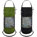 Gersoniel 2 Pack Boat Trash Bag Mesh Garbage Holder,Black, Green