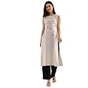 Gerua By Libas Embroidered Cotton Straight Kurta