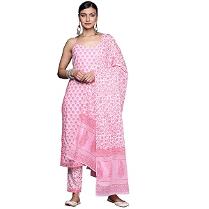 Gerua By Libas Printed Cotton Straight Kurta