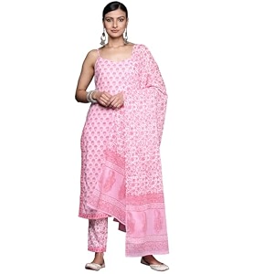 Gerua By Libas Printed Cotton Straight Kurta