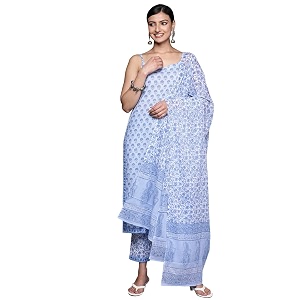 Gerua By Libas Printed Cotton Straight Kurta