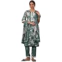 Gerua by Libas Printed Cotton Straight Kurta