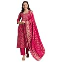 Gerua by Libas Printed Silk Blend Straight