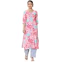 Gerua by Libas Printed Silk Blend Straight