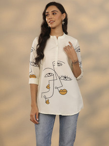 GERUA BY LIBAS Women Printed Straight Kurta