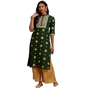 Gerua By Libas Woven Design Silk Blend