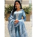 Gerua by Libas Yoke Design Cotton Straight
