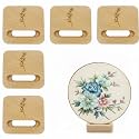 GeryVtee 6 Pcs Small Embroidery Hoop Stand Embroidery Hoop Display Stand Embroidery Frames for Display Embroidery Cross Stitch Hoop Accessories Decor (Rectangle)