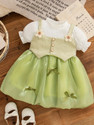 GESICA FASHION Girls Below Knee Party Dress