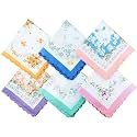 Womens,Ladies,Kids Handkerchief, Rumal, Hanky, Hankies, 100% Cotton Premium Collection Handkerchiefs, Soft Cotton Hand kerchief