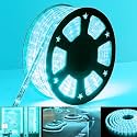 Gesto 5 Meter Ice Blue LED Rope Strip Light | 120 LEDs/Mtr IP65 Waterproof Indoor &amp; Outdoor Lights for Balcony, Home Decor &amp; Cove Light for False Ceiling | Cuttable Every 1M for Diwali Decoration