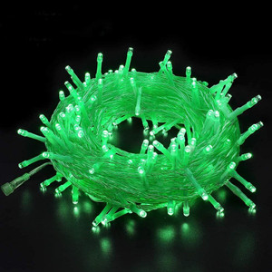 gesto 72 leds 20 m green steady string rice lights