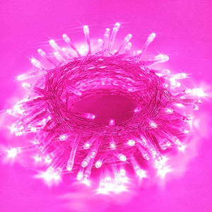 gesto 72 leds 20 m pink steady string rice lights