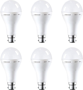 gesto 9 w standard b22 inverter bulb white pack of 6