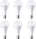 Gesto 9 W Standard B22 Inverter Bulb (White, Pack of 6)