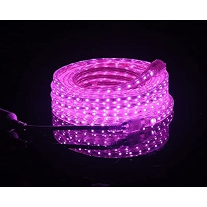 gesto 40 meter led strip lights  ceiling lights for home decorationrope led light for balcony decoration outdoor lights waterproof  fairy lights for home decorbirthdaydiwali decorationpink