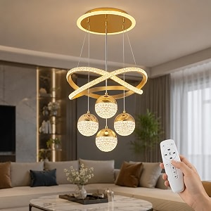 Gesto Modern 3-Light LED Pendant Light for