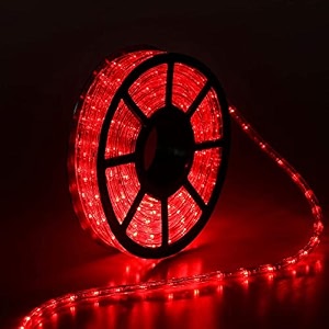 gesto 40 meter led strip lights  ceiling lights for home decorationrope led light for balcony decoration outdoor lights waterproof  fairy lights for home decorbirthdaydiwali decorationred