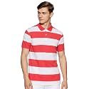 Get In Men39s Striped Regular Fit Polo