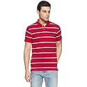 Get In Men39s Striped Regular Fit Polo