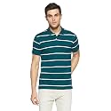 Get In Men39s Striped Regular Fit Polo