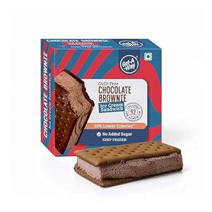 get-a-way chocolate brownie ice cream sandwich 2 pieces 90 g
