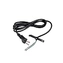 GetInLight Power Cord and Plug for Plug-in Installations of Under Cabinet Lights, 3 Prong, Black, PK-0210-BK
