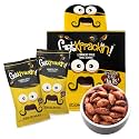 GetKrrackin! Lebanese Style Whole Roasted Almonds - 280g (14 Pouch x 20g) | Zero Oil, Not Fried | Healthy Nuts | 100% California Almonds| Rich in protein and Fibre