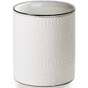 getstar Large Rotating Utensil Holder for Kitchen Counter,7.3"+5.4" Ceramic Utensils Crocks Set for Countertop Large &amp; Small Utensil Organizer for Spatula Farmhouse Kitchen Decor