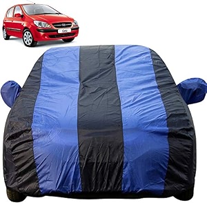 getz dustproof car cover with mirror pockets royal blue stripes taffeta polystertriple stitched compatible with hyundai getz car cover 2007 to 2010 getz car accessories