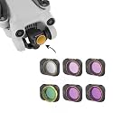 GetZget® 6 in 1 Filter Set for DJI Mini 3/Mini 3 Pro - MCUV+CPL+ND4+ND8+ND16+ND32 Accessories