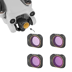 getzget 4 in 1 nd filter set for dji mini 33 pro - nd4 nd8 nd16 nd32