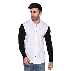 Geum Mens Cotton Full Sleeve Spread Collar